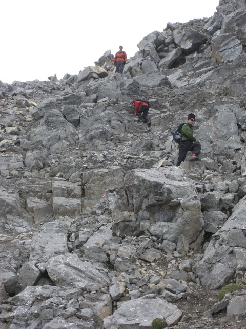 Scree descent