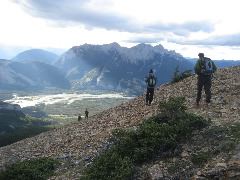 Good light in evening descent