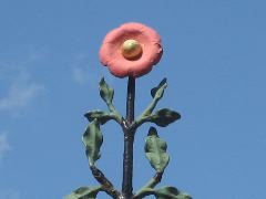 Gate detail (flower)